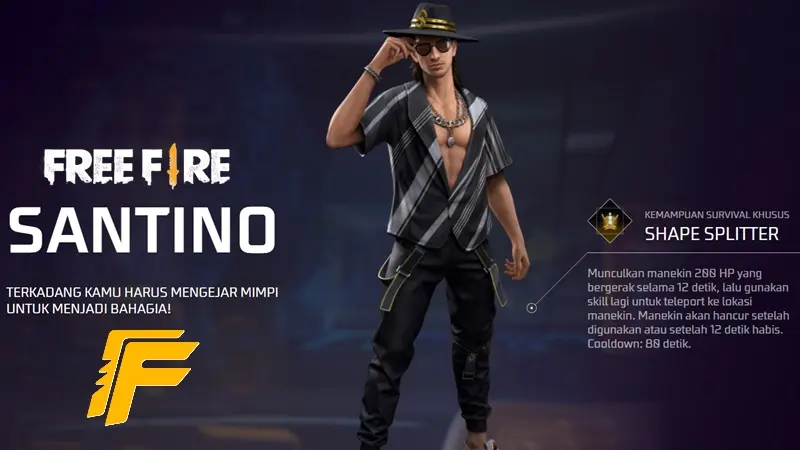 Guide Santino Free Fire FF: Profil, Role, Fakta, dan Kombo Skill yang Bisa Bawa ke Kemenangan