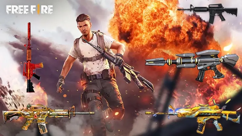 Guide Senjata M4A1 Free Fire (FF): Statistik, Kelebihan Kekurangan, Rekomendasi Karakter, dan Skin