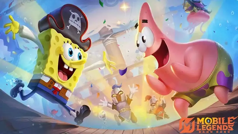 Event Kolaborasi Mobile Legends: Bang Bang MLBB x SpongeBob SquarePants: Cara Dapat Skin Gratis
