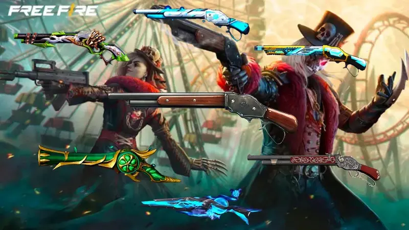 Daftar 14 Skin Senjata M1887 Free Fire (FF) Terbaik Lengkap dengan Statistik yang Wajib Dikoleksi