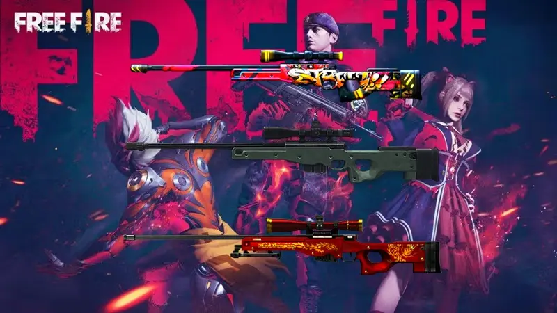 Guide Senjata AWM  Free Fire (FF): Statistik, Kelebihan Kekurangan, Rekomendasi Karakter, dan Skin