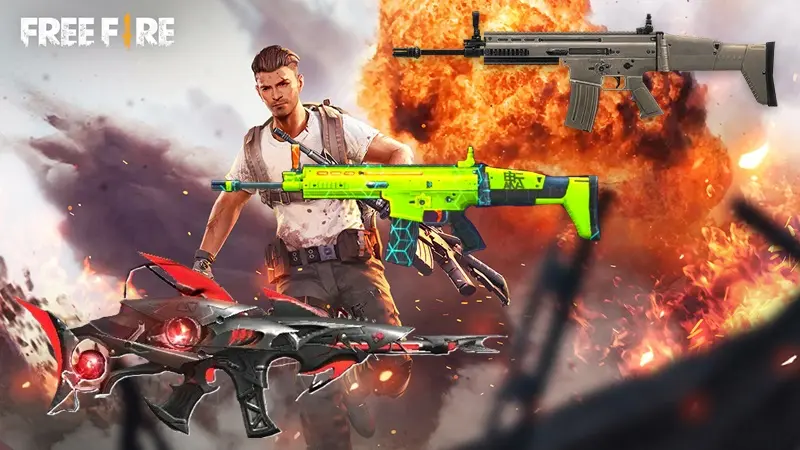 Guide Senjata Scar Free Fire (FF): Statistik, Kelebihan Kekurangan, Rekomendasi Karakter, dan Skin