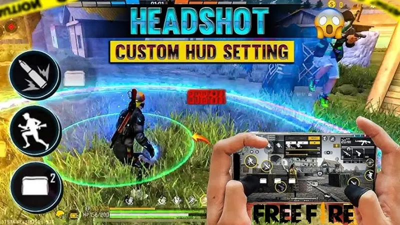 Cara Setting Custom HUD 3 Jari untuk Pemula di Free Fire (FF): Fast Gloo Wall Seperti Pro Player