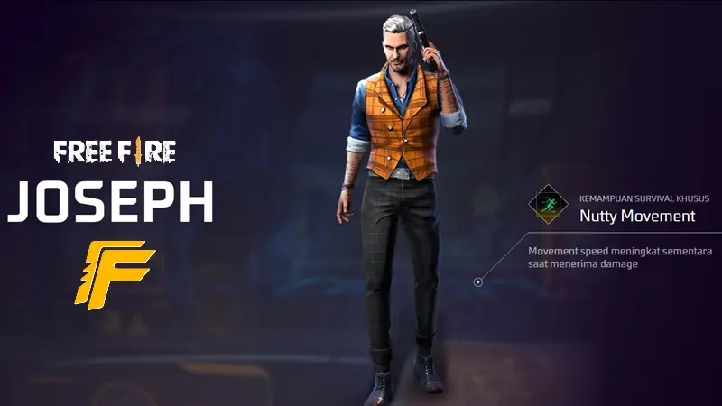 Guide Joseph Free Fire (FF): Profil, Fakta, Combo Skill, dan Cara Menggunakannya