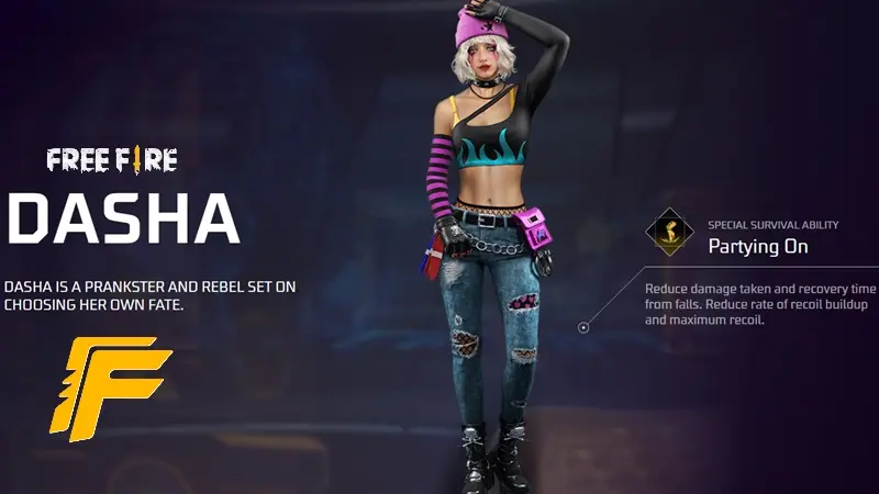 Guide Dasha Free Fire (FF): Profil, Role, Fakta, dan Kombo Skill Bikin Gampang Booyaah!