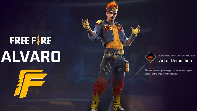 Guide Alvaro Free Fire (FF): Profil, Role, Fakta, dan Kombo Skill yang Bisa Bawa ke Kemenangan