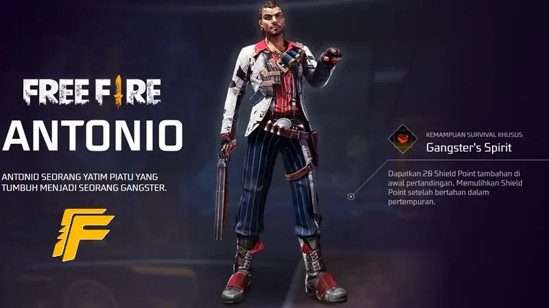 Guide Antonio Free Fire (FF): Profil, Role, Fakta, dan Kombo Skill yang Bisa Bawa ke Kemenangan 
